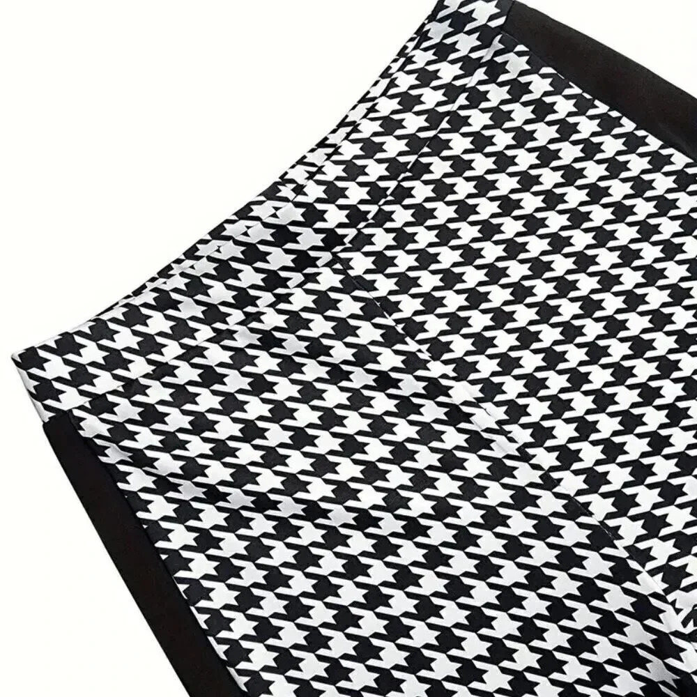 Houndstooth Pattern Pants (Color: Houndstooth) - Picture 5 of 5